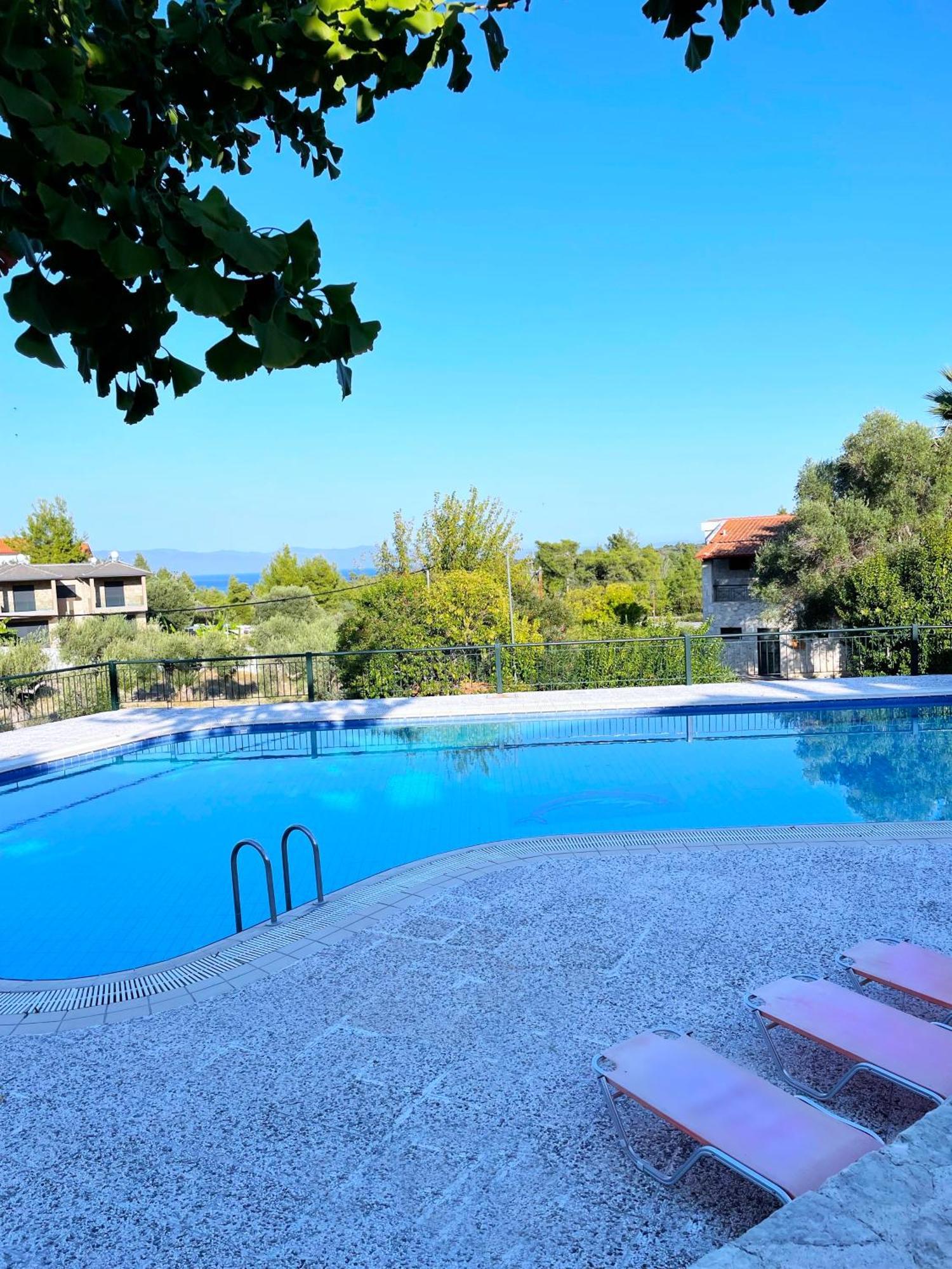 Mikael Pool Villa Palioúrion Exterior foto